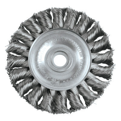 3"STD TWIST KNOT WIRE WHL .014"SS FILL 1/2"3/8"