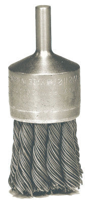 1-1/8" KNOT WIRE END BRUSH  .014" STEEL FILL