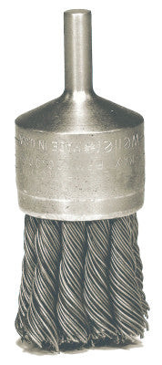 1-1/8" KNOT WIRE END BRUSH  .006" STEEL FILL