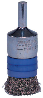 1/2" BANDED CRIMPED WIREEND BRUSH .006" SS FILL