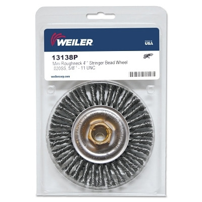 4" STRINGER BEAD WIRE WHEEL .020 SS 5/8"-11 AH