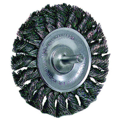 3-1/4"-MOUNTED KNOT WIREWHL .020" STL FILL 1/4"