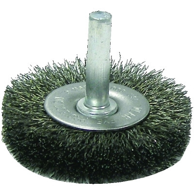 2" RADIAL WIRE WHEEL- .014- 1/4" STEM (CFR-2)