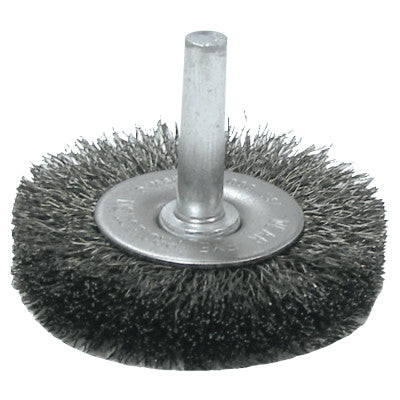 3" RADIAL WIRE WHEEL- .014- 1/4" STEM (CFR-3)