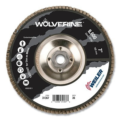 7" WOLV ANGLED PHENOLICBACK 36Z 5/8-11 UNC NUT