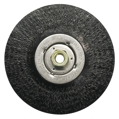 7"POLY ENCAP WELD BRSH .014"STL 5/8"11