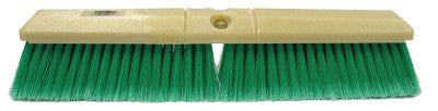 18" PERMA-SWEEP FLOOR BRUSH MAROON POLY FILL