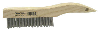 SH-46-SS HAND WIRE SCRATCH BRUSH .012SS SHOE