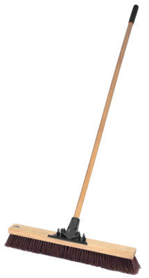 24" PRO-FLEX MAROON POLYSWP W 60" HARDWOOD HDL