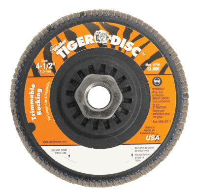 4-1/2"TRIM ABR DC CON TY29 BK 40Z 5/8"11