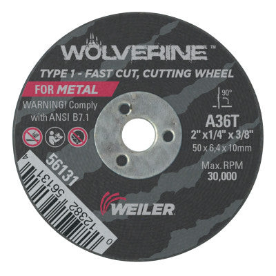 2"X1/4" WOLV TYPE 1 SNAGGING WHL A36R 3/8" AH
