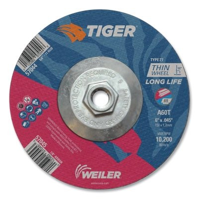 6"X.045" TGR AO TYPE 27CUTTING WHL A60T 5/8"-11