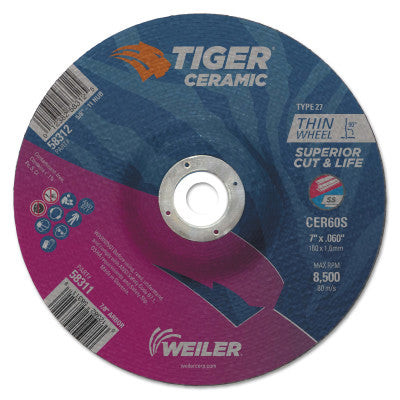 7 X .060 TIGER CERAMIC T27 CUTTING CER60S 7/8 AH