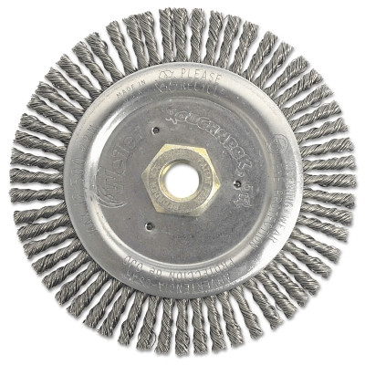DUALLY 6"WELD BRSH .020"STL WF 5/8"11