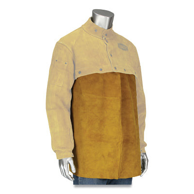 LEATHER BIB  ANODIZED SNAPS AND RIVETS  KEVLAR S