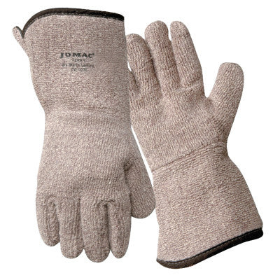 HEAT RESISTANT GAUNTLETTERRY GLOVE  LINED