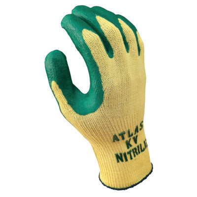 DISP T- NITRILE PALM COATING- YELLOW/G DZ12