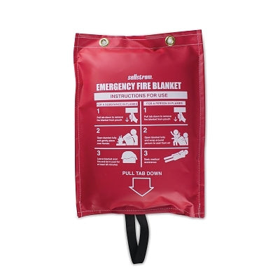 EMERGENCY FIRE BLANKET DUFFEL BAG 5'X6' FG