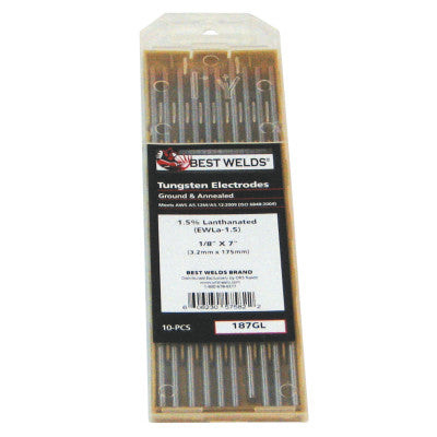 1/8 X 7 1.5% LANTHANATEDTUNGSTEN  10/PK