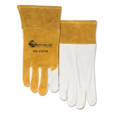 TOP GRAIN GOATSKIN LEATHER TIG WELDING GLOVES