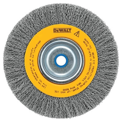 8" CRIMPED BENCH WIRE WHEEL 5/8" ARBOR