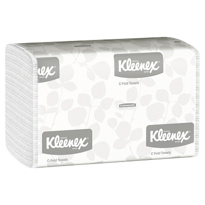 KLEENEX WHITE C-FOLD TOWEL 150 TOWEL/P