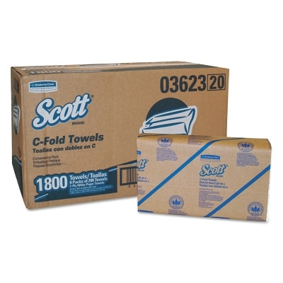 KCC03623 TOWEL C-FOLD SCOTT 200