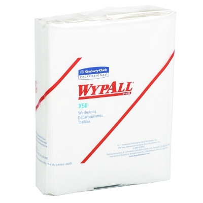 CA/32 PKS WYPALL X50 1/4FLD WIPERS WHITE 10X12.5
