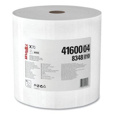 12"X13.4" WHITE JUMBO RAG-ON-A-ROLL 1-PLY 920/R