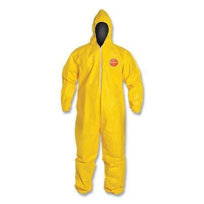 TYCHEM 2000 COVERALL SERGED SEAMS YL 2X