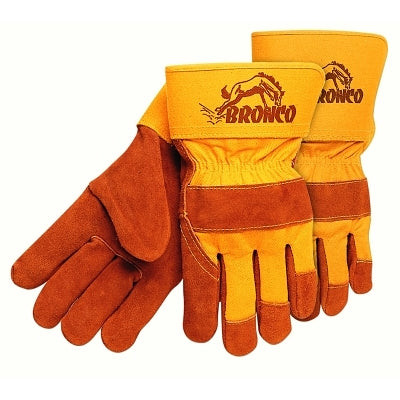BRONCO SIDE LEATHER PALMGLOVES 2-1/2" SAFE