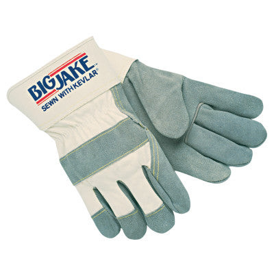 BIG JAKE SIDE LEATHER PALM GLOVES GUNN CUT 2-