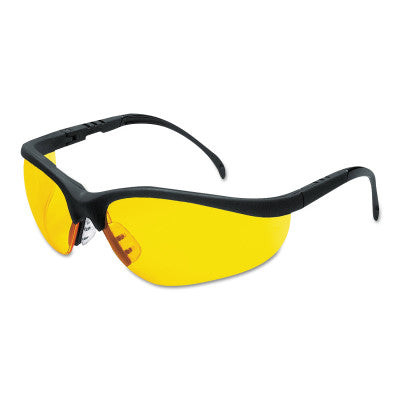 KLONDIKE BLACK FRAME AMBER LENS SAFETY SPECTACLE
