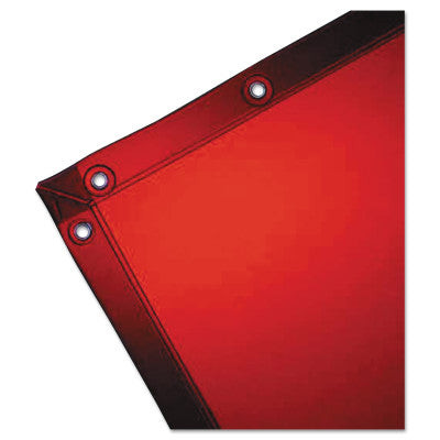 WELDING CURTAIN 6X6 ORANGE SEE THRU