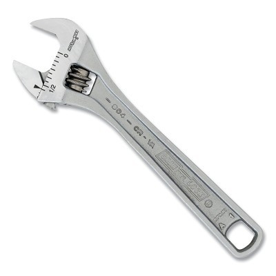 4" CHROME ADJ WRENCH BULK
