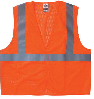 ECONOMY VEST CLASS II MESH H&L ORANGE SIZE 4XL/5