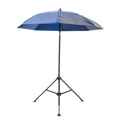 UMBRELLA- 7'- BLUE- VINYL- W/O CASE-