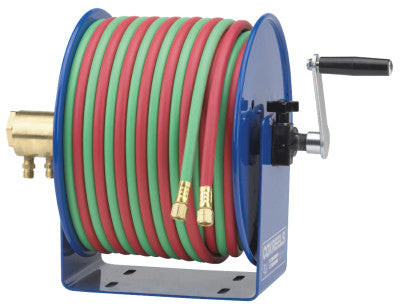 HAND CRANK 1/4INX100FT TWIN-LINE-WITH HOSE