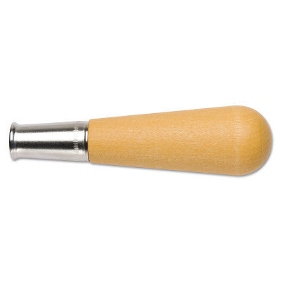 WOOD HANDLE W/METAL FERRULE #000