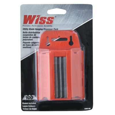 .025" UTILITY KNIFE BLADE W/DISPENSER