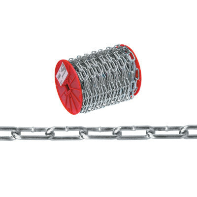 18340 2/0 STRAIGHT LINKCOIL CHAIN POLYCOATED