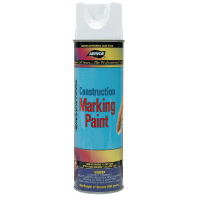 WHITE 16 OZ WATER BASEDMARKING PAINT
