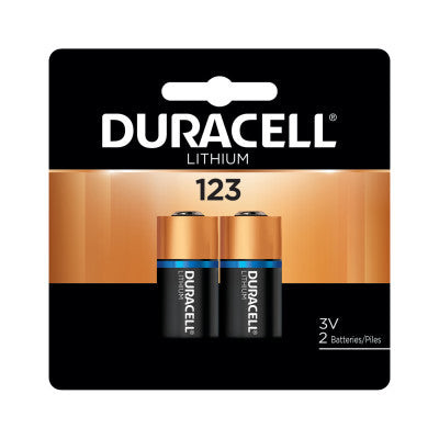 DURACELL 123 HIGH POWERLITHIUM BATTERIES  2/PK