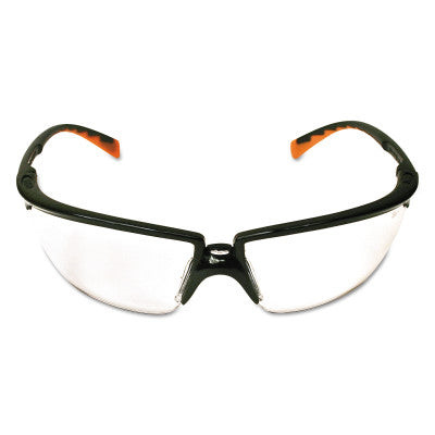 PRIVO BLACK FRAME /ORANGE ACCENT CLEAR AF LENS
