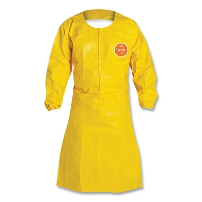 TYCHEM 2000 SLEEVED APRON YELLOW 4X