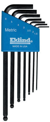 7-PC BALL-HEX-L METRICHEX KEY SET
