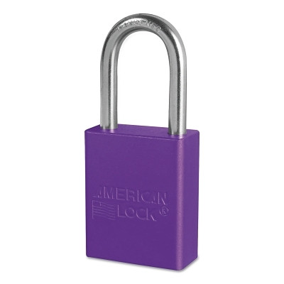 PURPLE SAFETY LOCK-OUT PADLOCK KEYED DIFFERENT