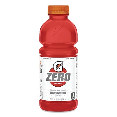 GATORADE ZERO READY TO DRINK 24/20OZ FRUITPUNCH