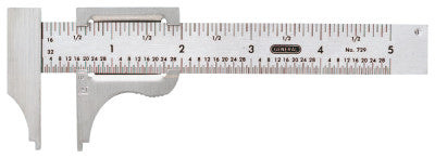 POCKET CALIPER-0-4"RANGE-STAINLESS-16TH-32N