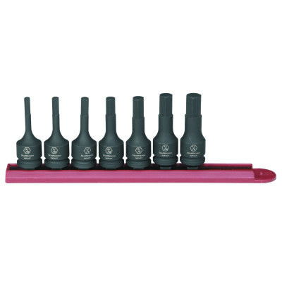 SET HEX IMP SAE 3/8DR 7PC